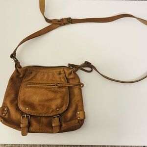 VTG Y2K Nine West Tan Crossbody‎ Bag